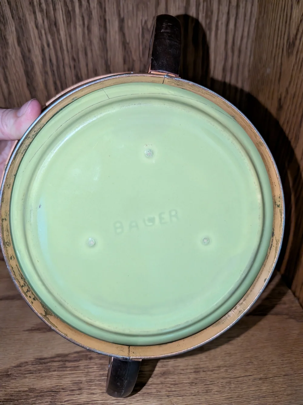 Vintage Bauer Pottery Monterey Moderne covered casserole dish